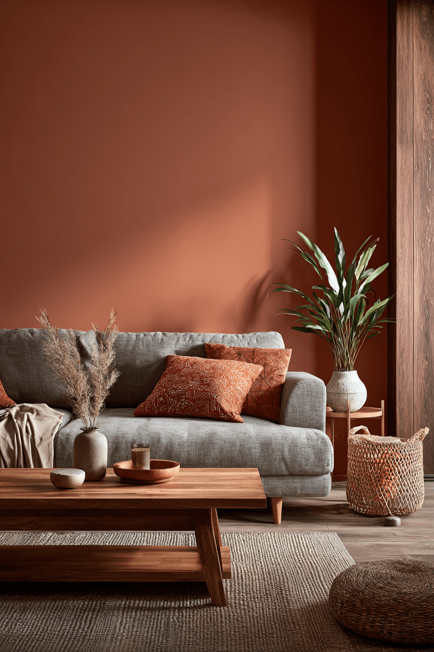 29 Warm Earthy Living Rooms That Ground You 4