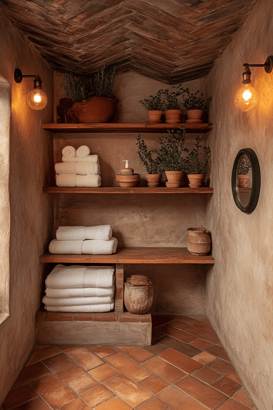 29 Terracotta Bathroom Ideas That Warm Up Your Space With Earthy Elegance 4