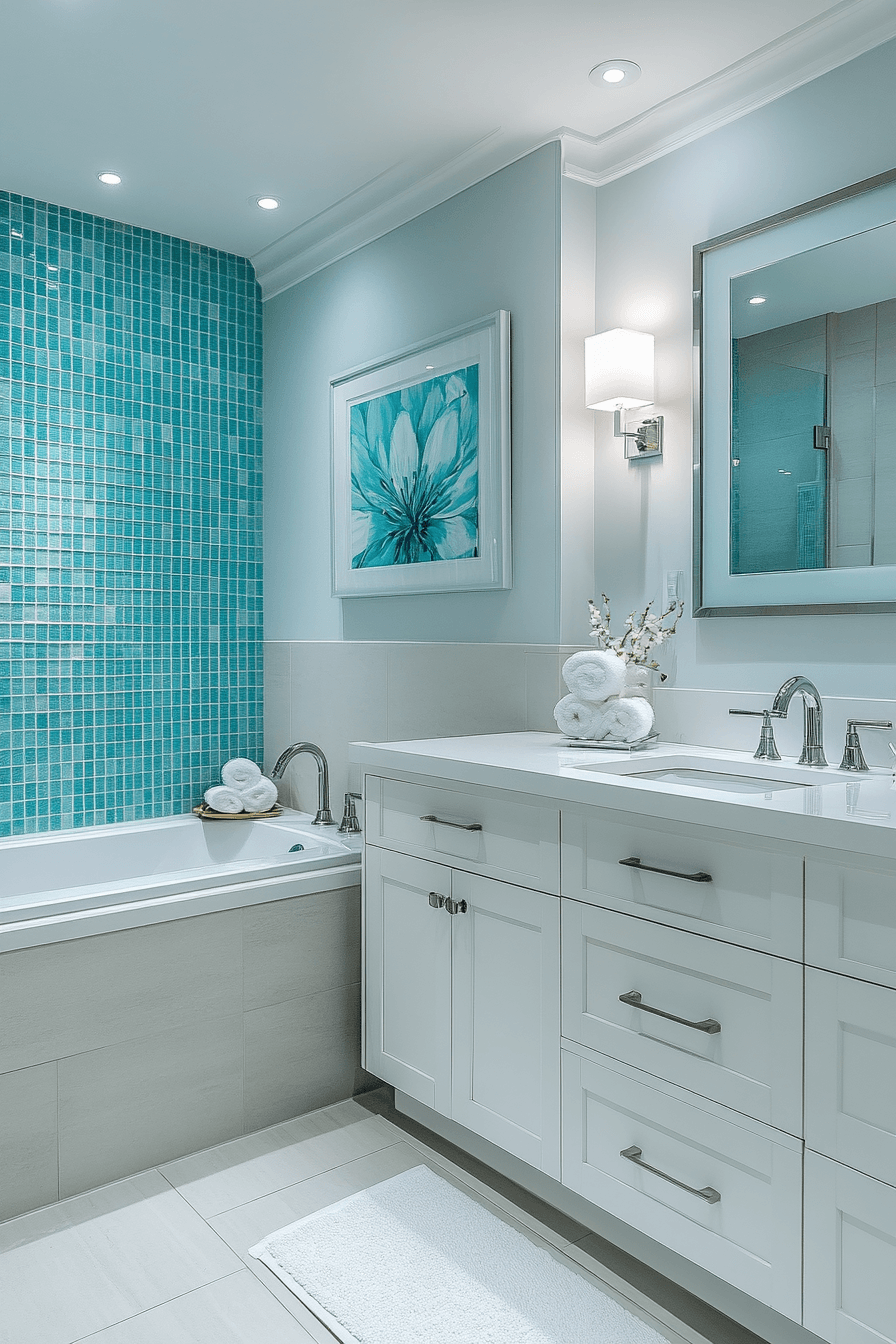 29 Coastal Bathroom Ideas That Bring Beach House Bliss to Your Home 4