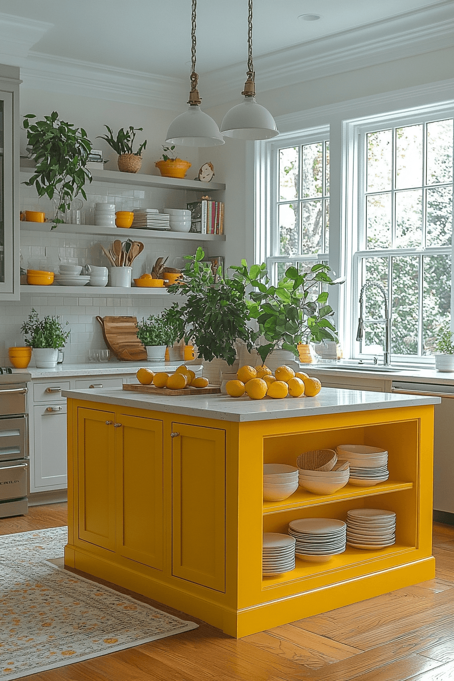 29 Lemon Themed Kitchen Ideas That Make Mornings Brighter 4
