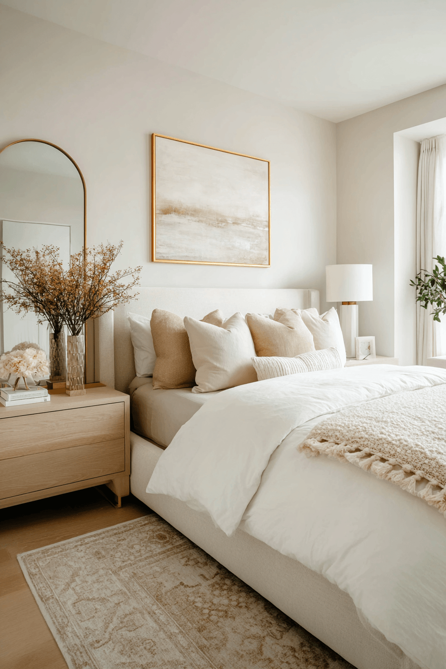 29 Warm Neutral Bedroom Ideas That Calm You Down 5