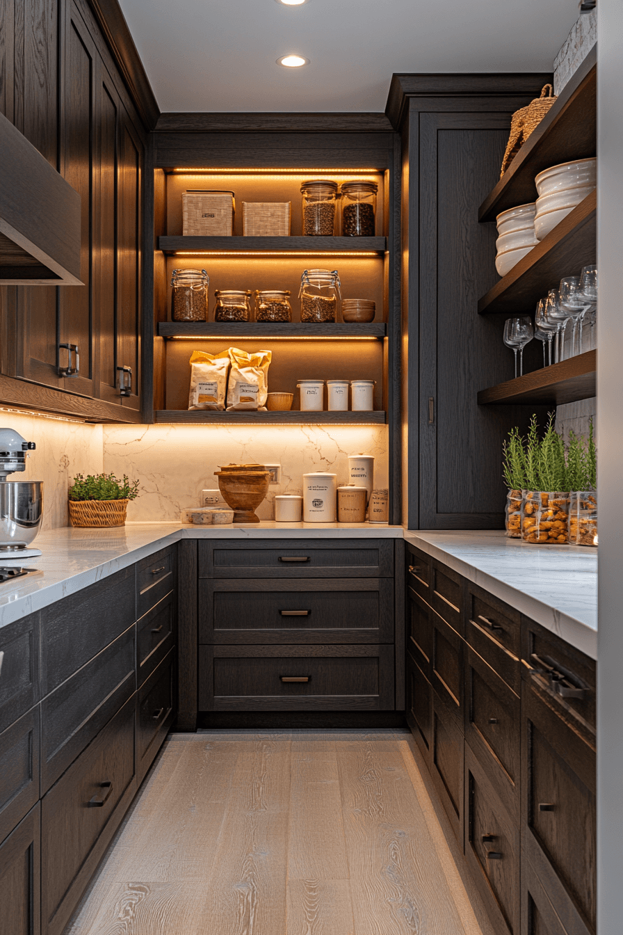 29 Kitchen Pantry Design Ideas That Maximize Storage and Style 5