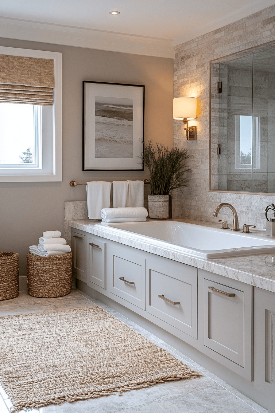 29 Coastal Bathroom Ideas That Bring Beach House Bliss to Your Home 5