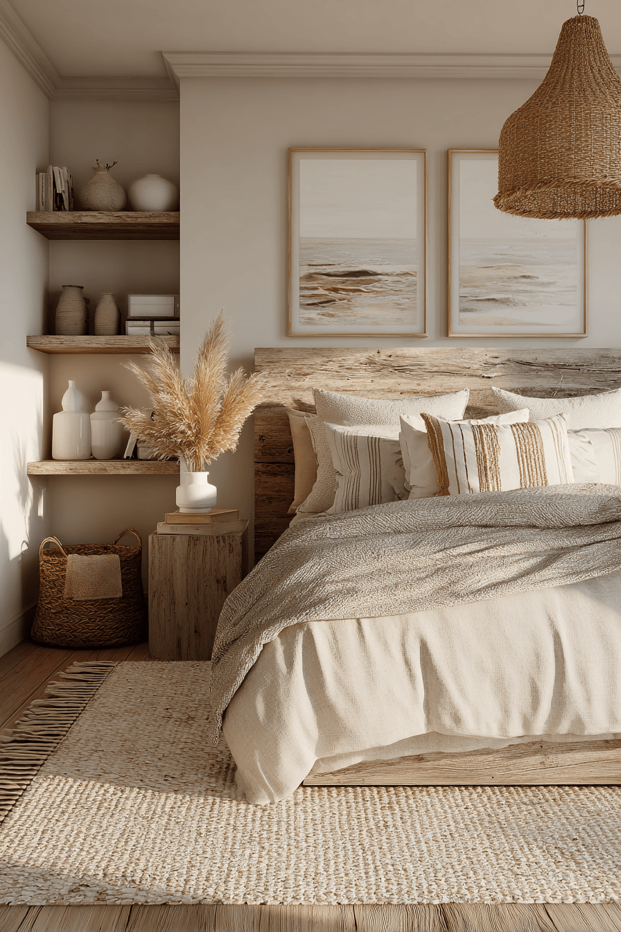 29 Beachy Boho Bedrooms That Feel Like a Slow Sunday by the Water 5