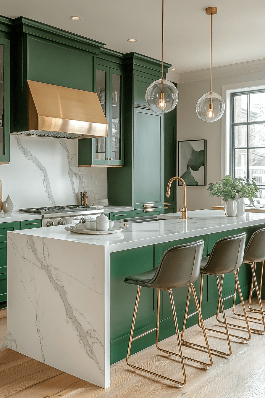 29 Colored Kitchen Cabinets That Make You Want to Cook 5