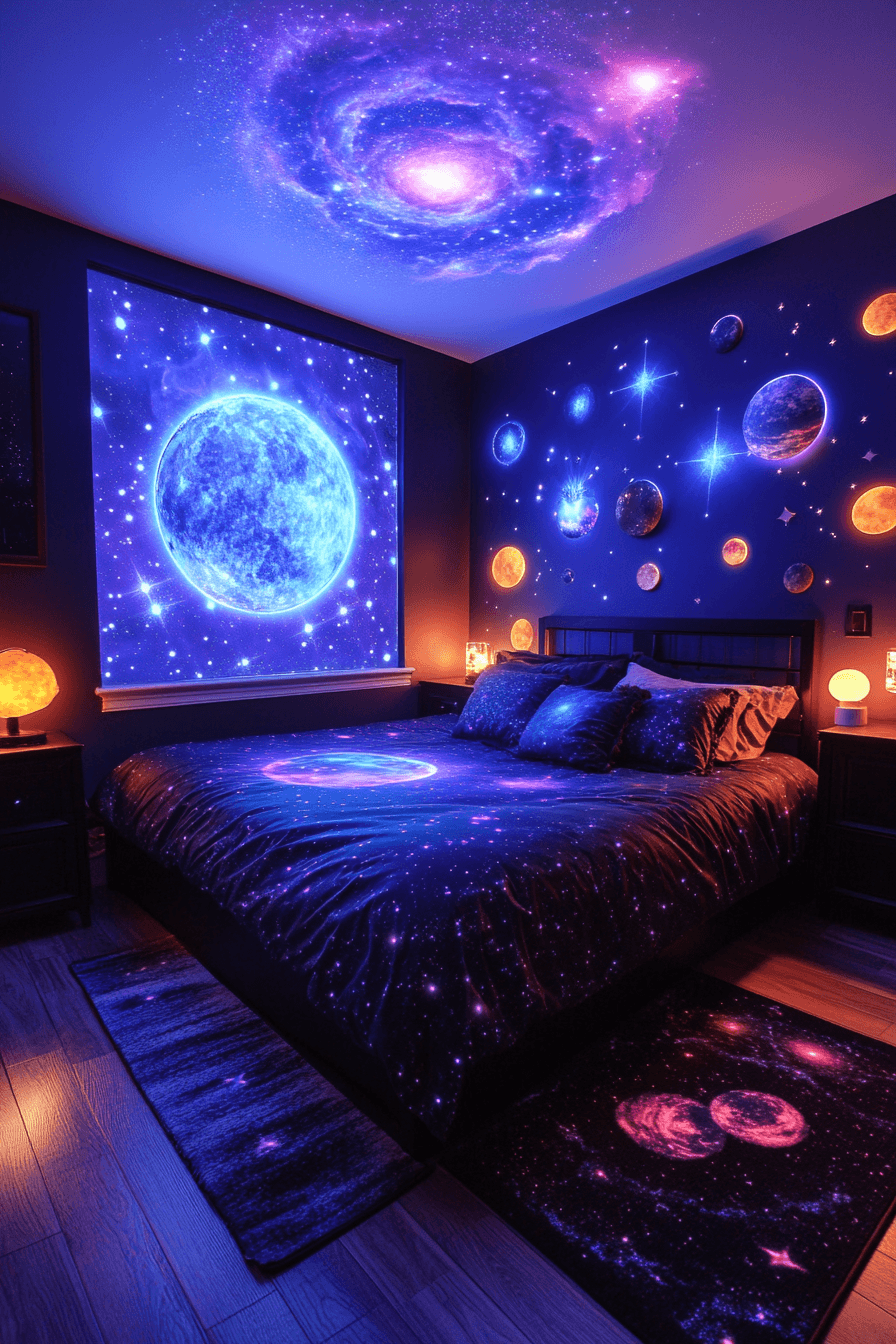 29 Space Themed Bedroom Ideas for Kids Who Want to Sleep on the Moon 5
