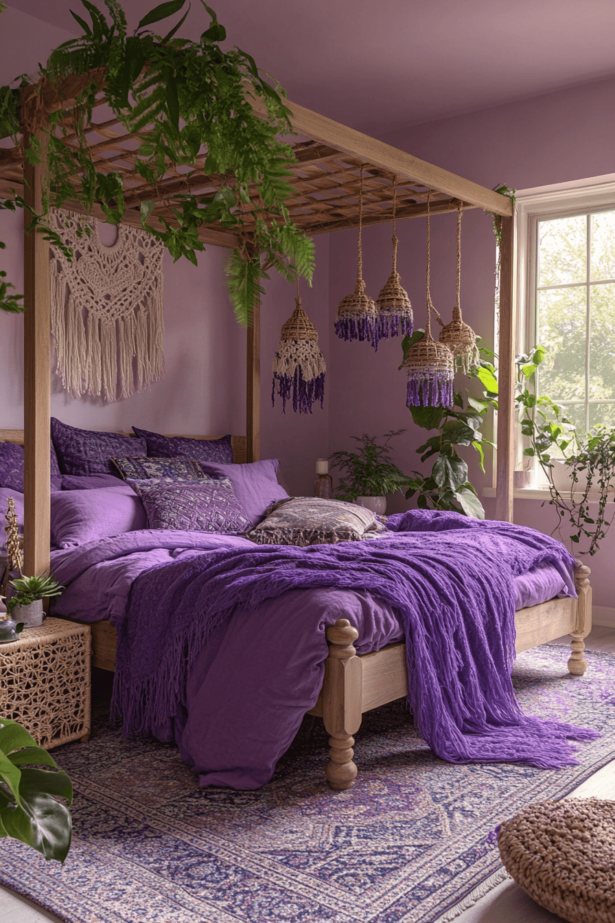 29 Purple Themed Bedroom Ideas That Feel Grown-Up, Not Girly 5