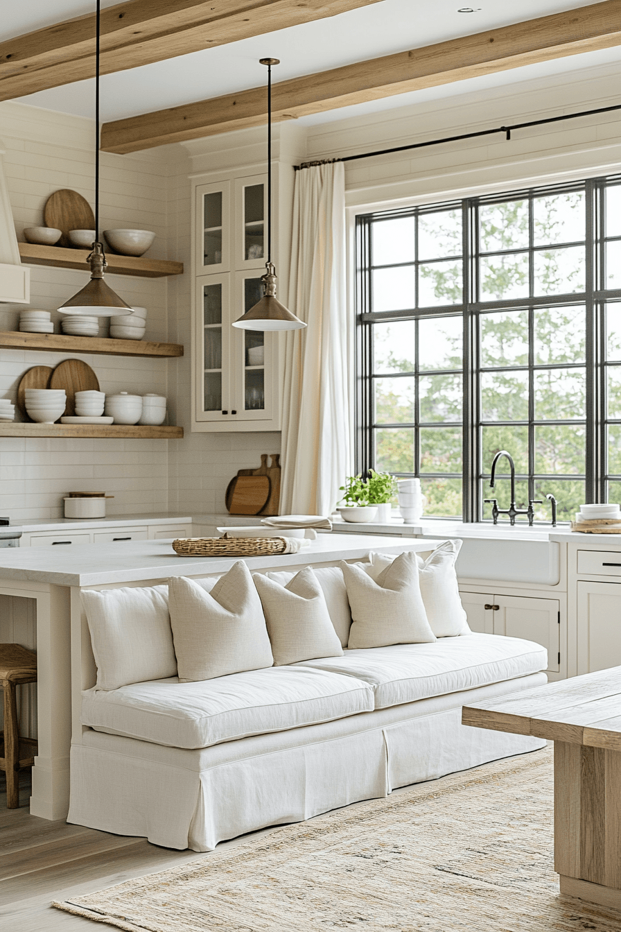 29 Modern Coastal Kitchen Ideas That Look Clean Without Feeling Cold 5
