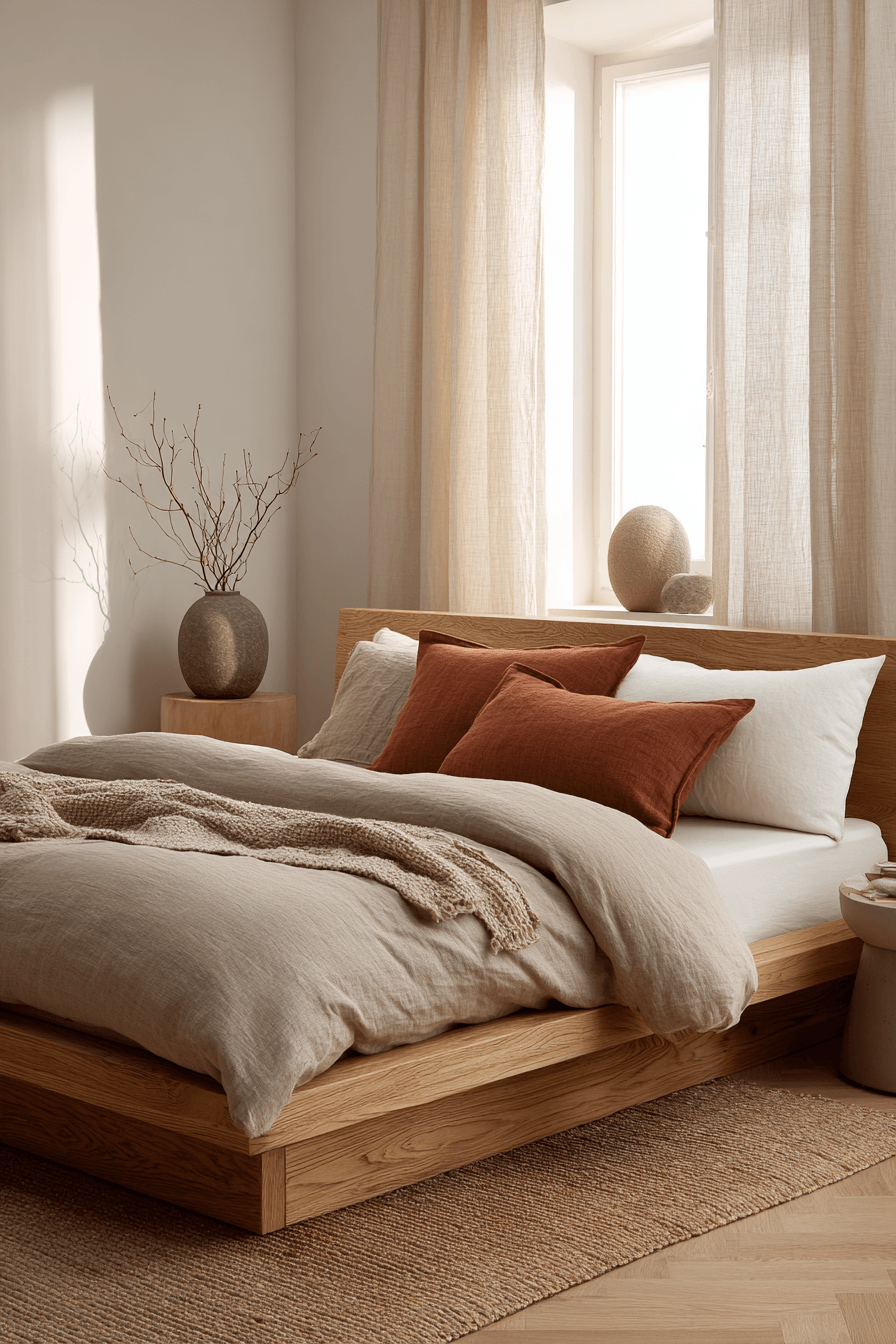 29 Warm Bedrooms That Feel Like Sunday Morning 5