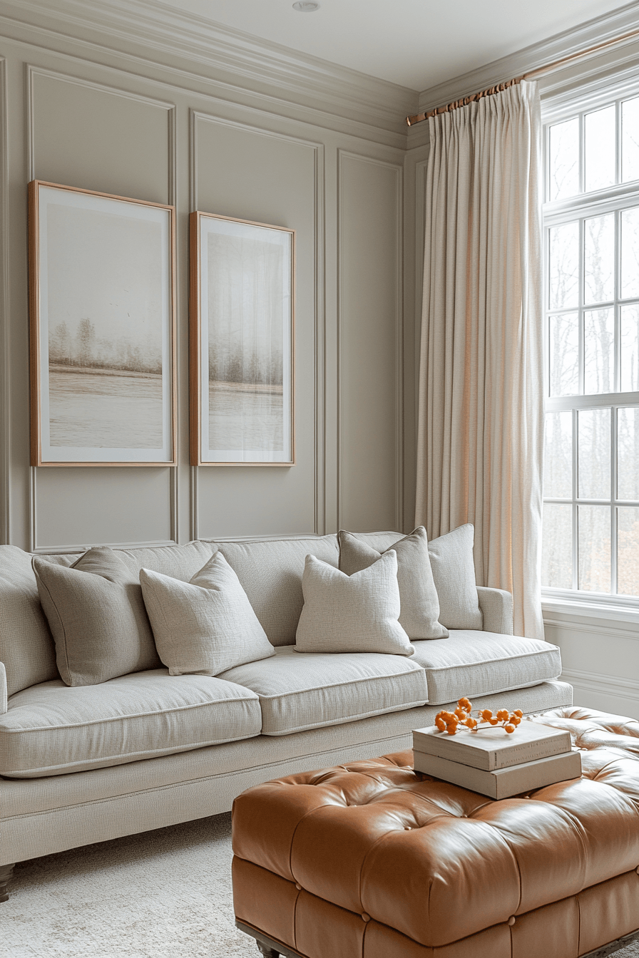 29 Grey and Beige Living Room Ideas That Balance Cool and Warm Tones 5