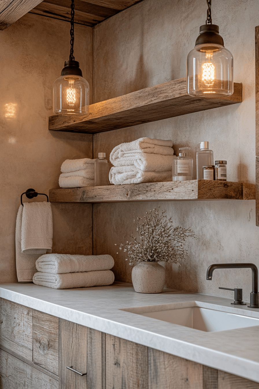 29 Rustic Bathroom Ideas That Bring Warmth and Character to Your Home 5