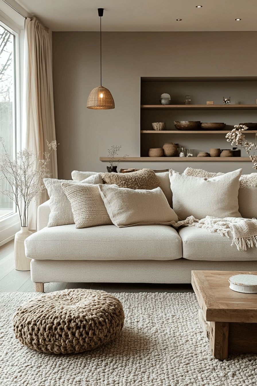 29 Grey and Beige Living Room Ideas That Balance Cool and Warm Tones 6