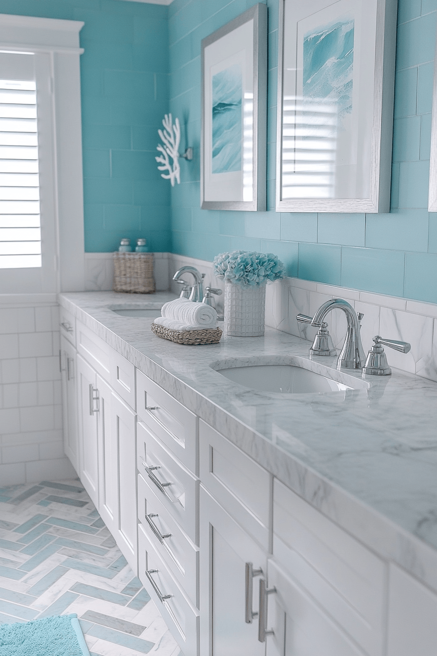 29 Modern Coastal Bathroom Ideas That Feel Like a Spa Without the Price 6