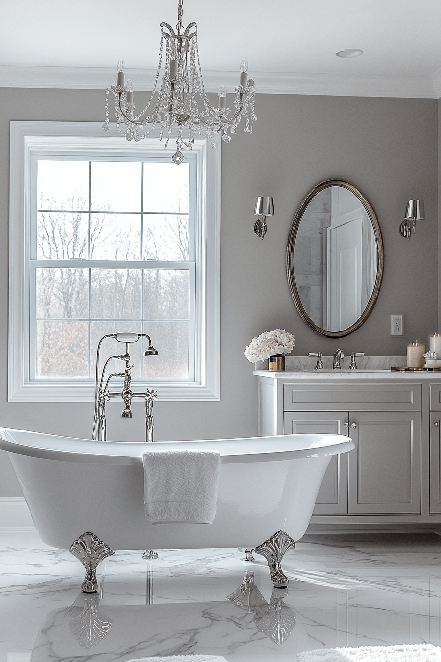 29 Grey Bathroom Ideas That Will Transform Your Space Into a Spa-Like Sanctuary 6