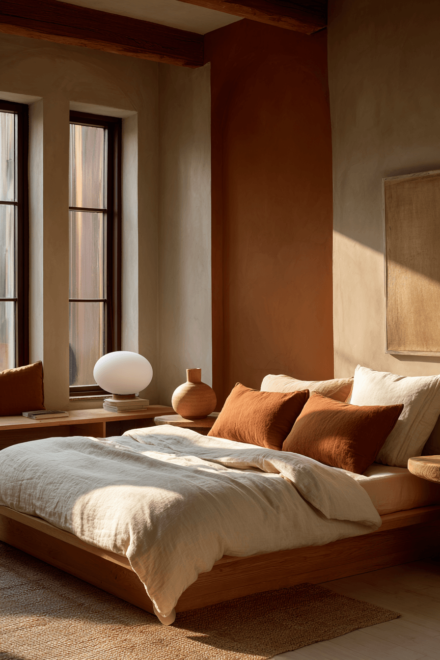 29 Warm Minimalist Bedrooms That Still Feel Like Home 6