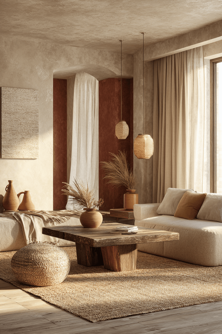 29 Warm Beige Living Rooms for Quiet Evenings 6