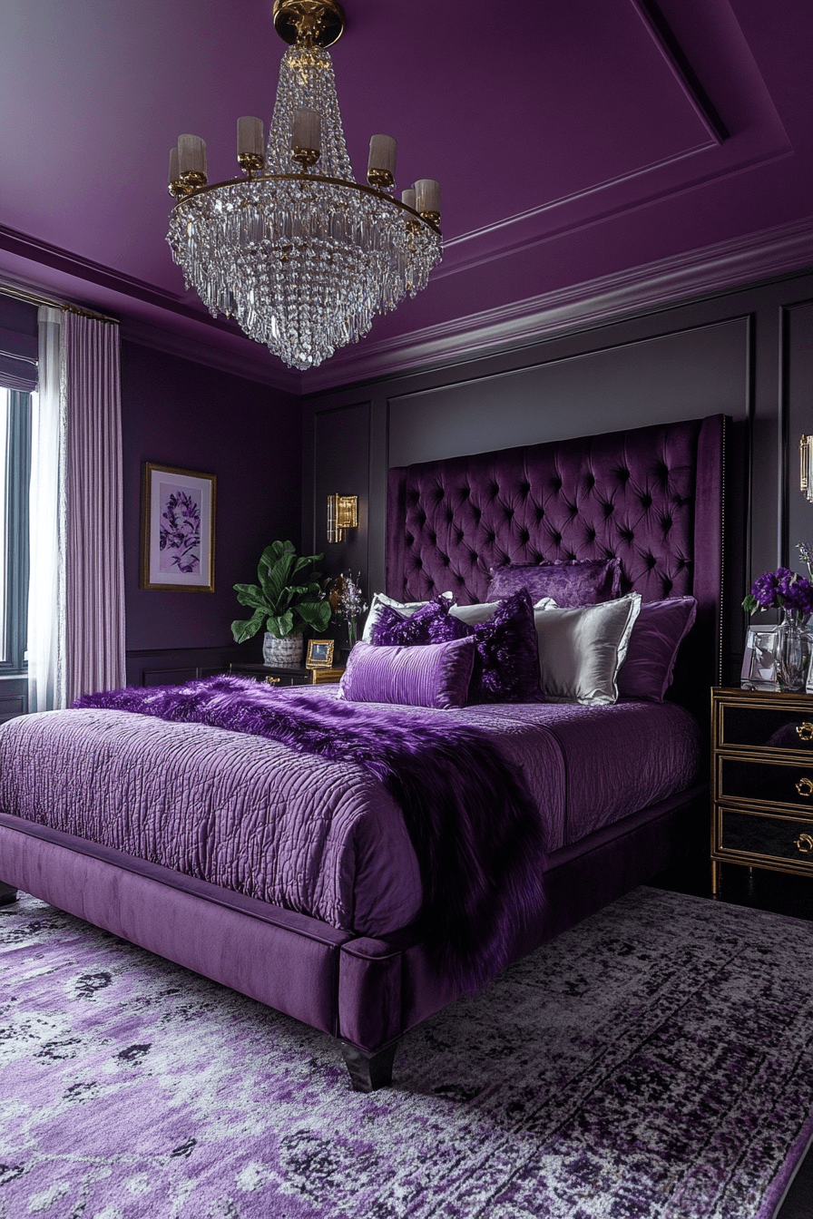 29 Purple Themed Bedroom Ideas That Feel Grown-Up, Not Girly 6