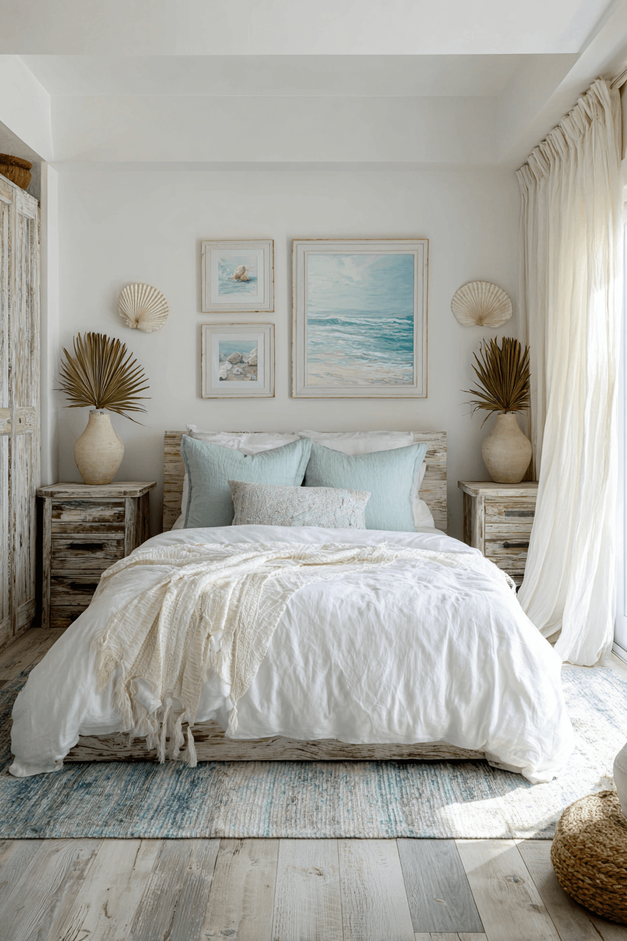 29 Beachy Boho Bedrooms That Feel Like a Slow Sunday by the Water 6