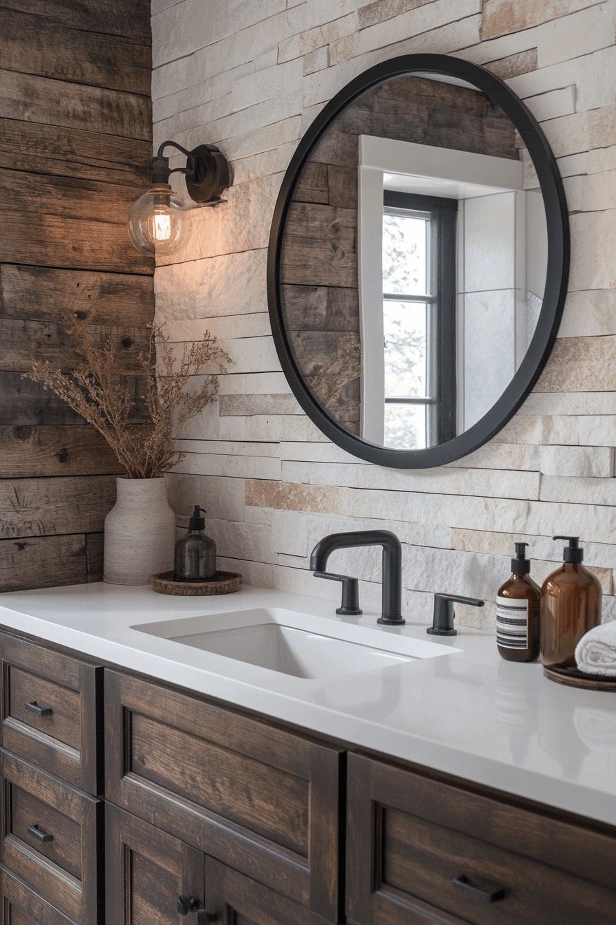 29 Rustic Bathroom Ideas That Bring Warmth and Character to Your Home 6