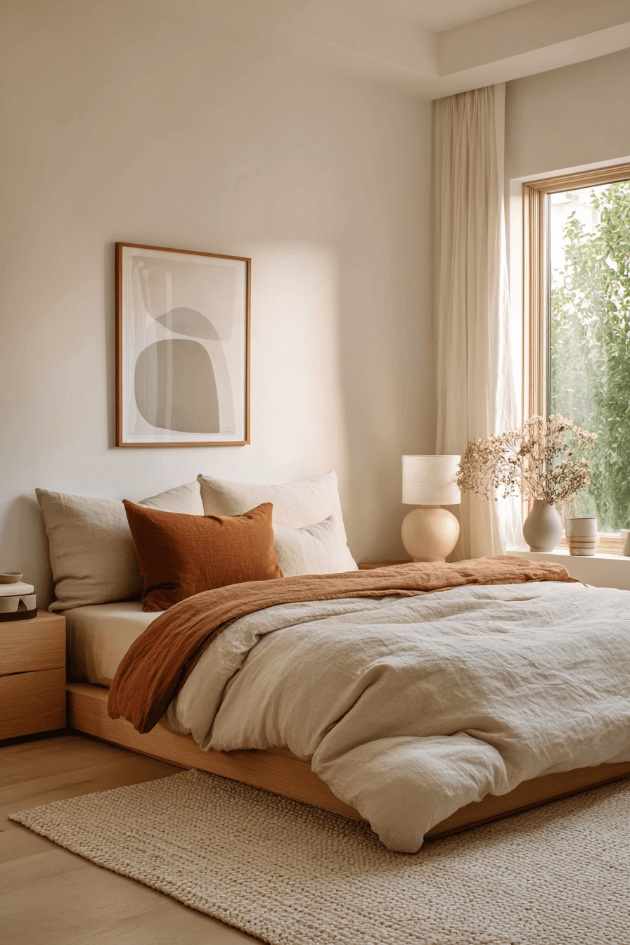29 Warm Bedroom Aesthetic Ideas That Make You Want to Stay In 6