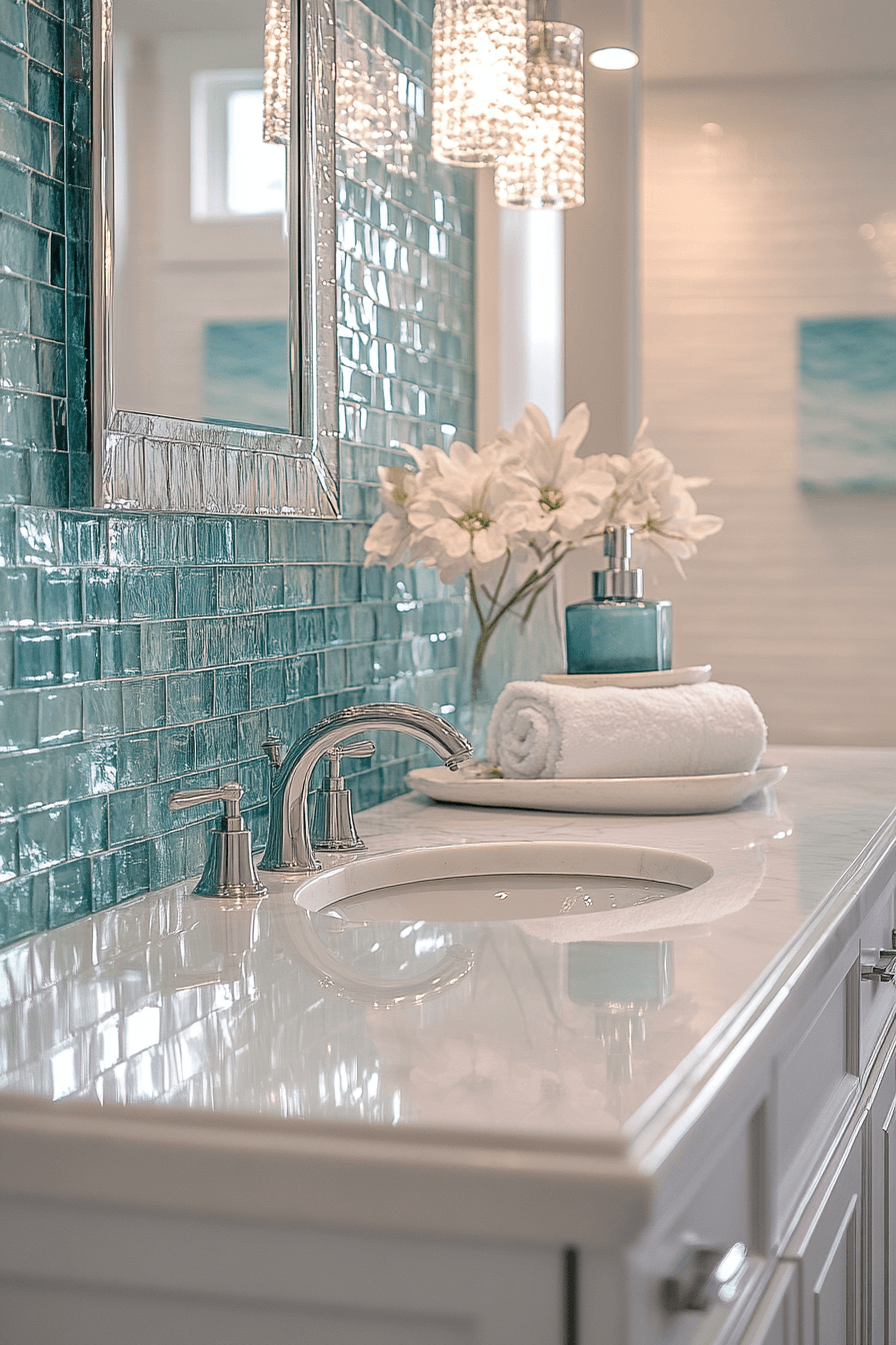 29 Coastal Bathroom Ideas That Bring Beach House Bliss to Your Home 7