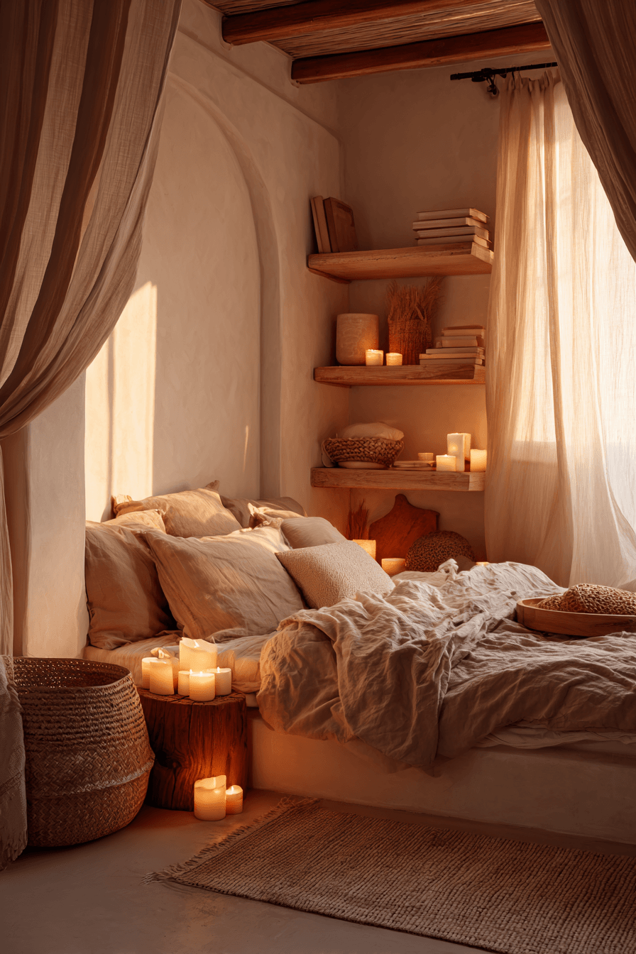 29 Warm Cozy Bedrooms for When You Need to Hide 7