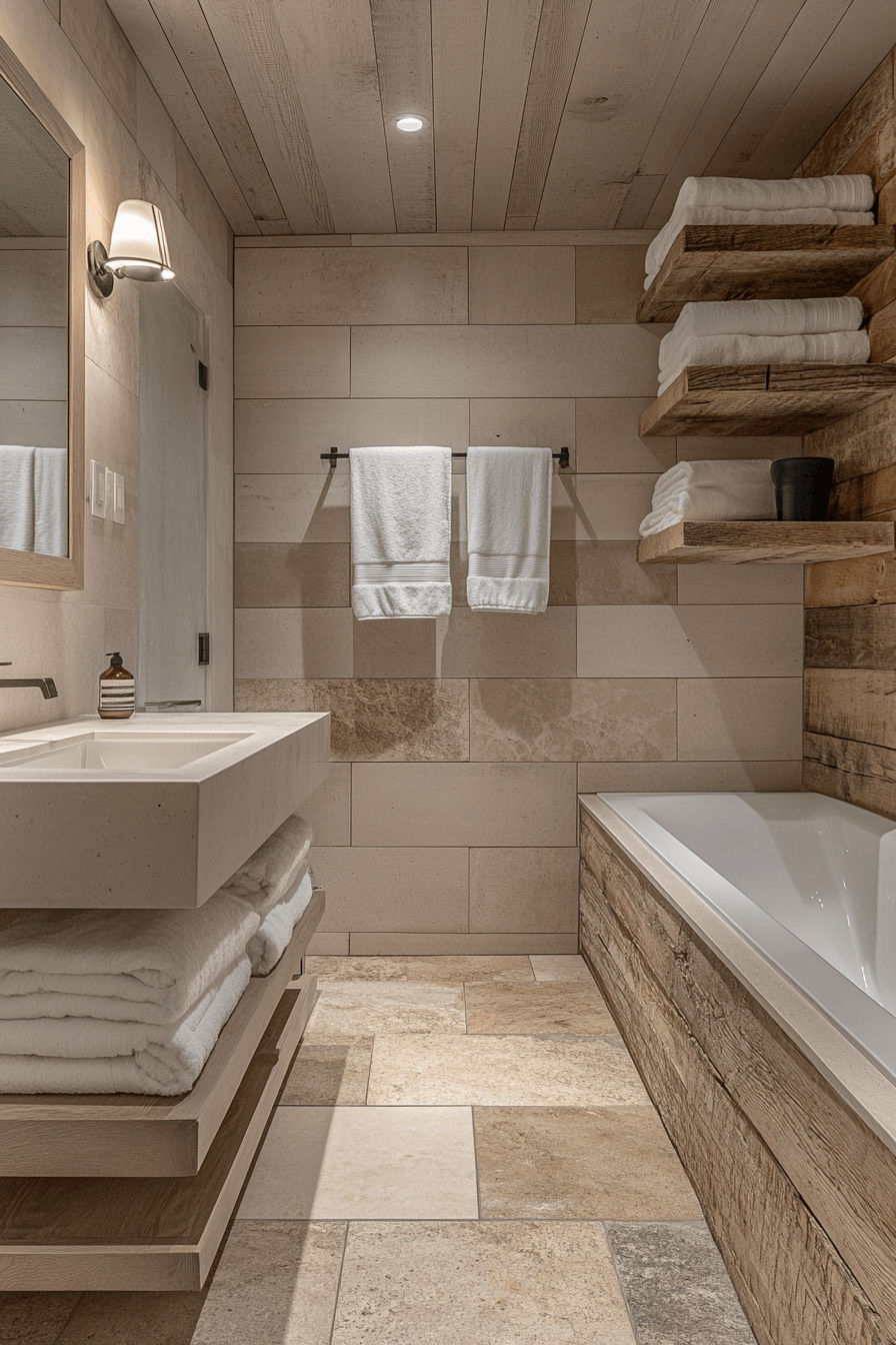 29 Rustic Bathroom Ideas That Bring Warmth and Character to Your Home 7