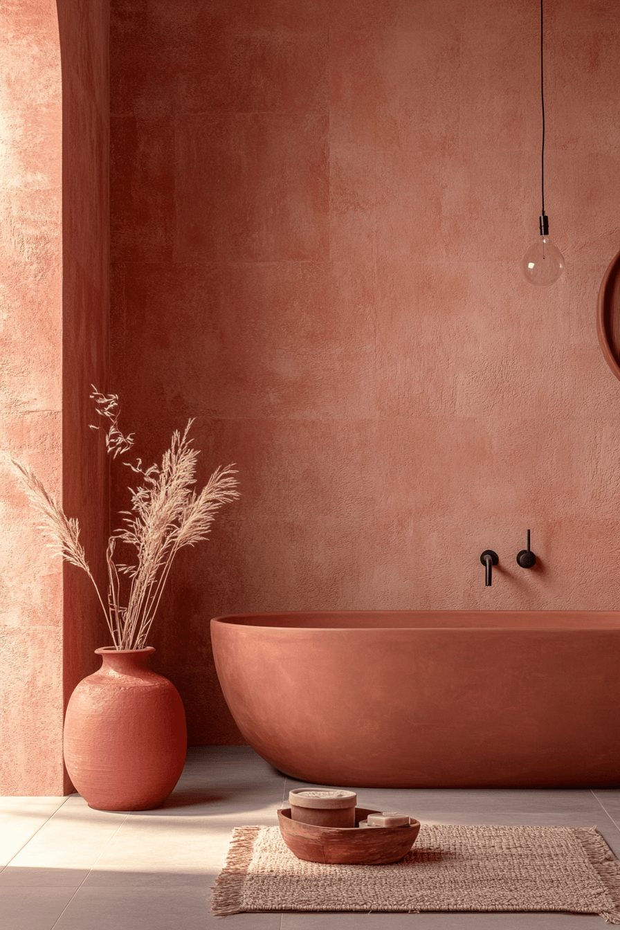 29 Terracotta Bathroom Ideas That Warm Up Your Space With Earthy Elegance 7