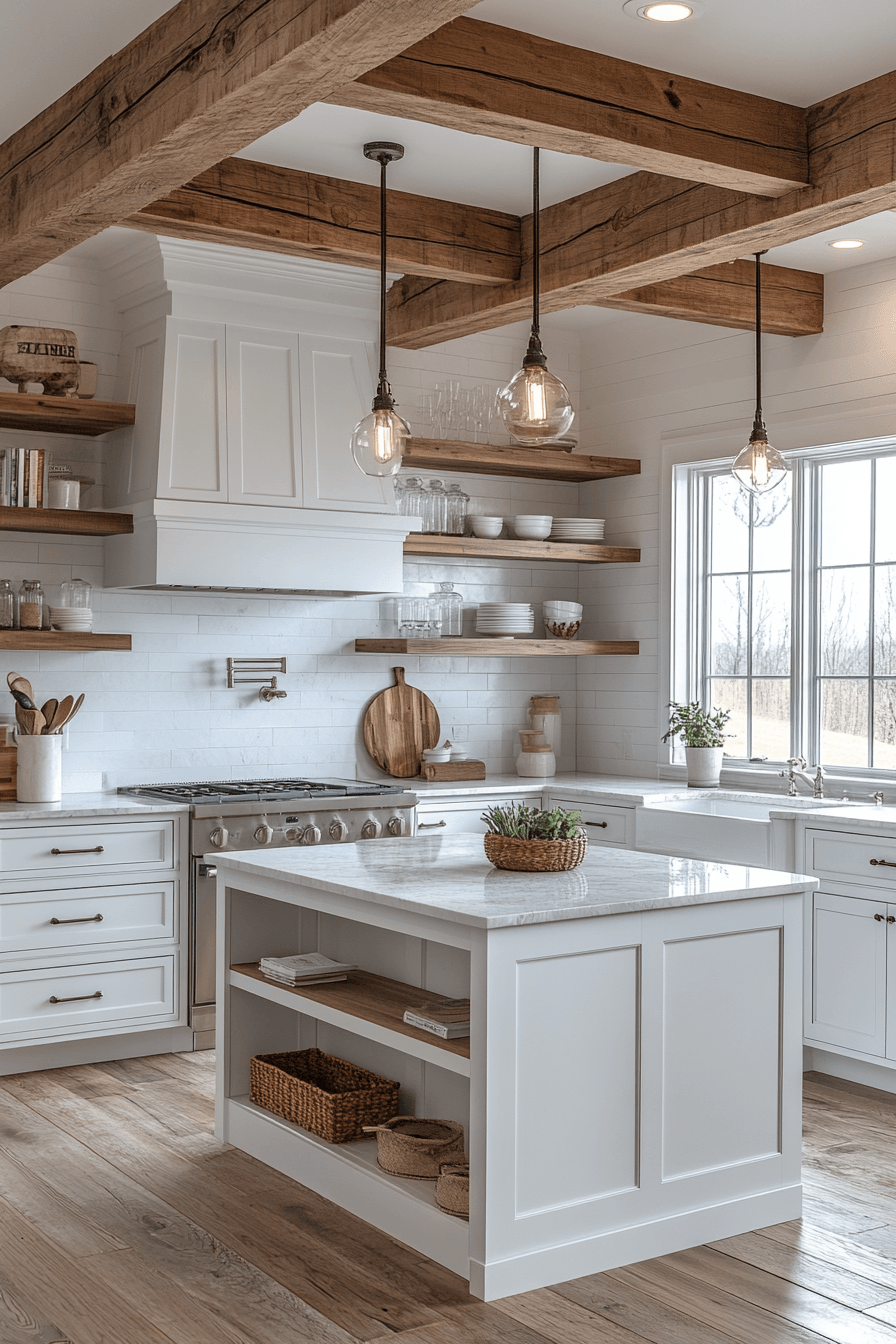 29 Warm Cozy Kitchens That Smell Like Sunday Morning 7