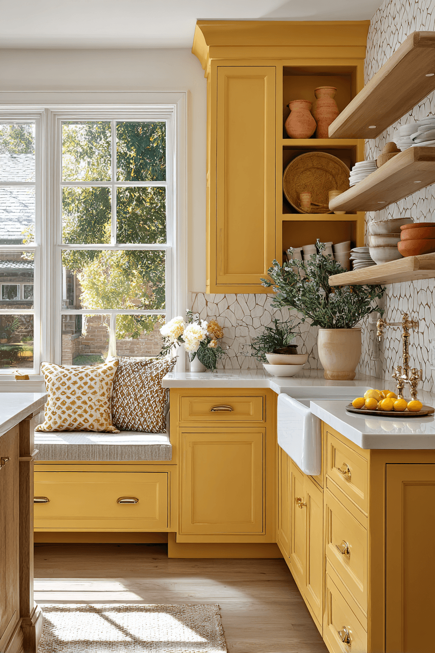 29 Colored Kitchen Cabinets That Make You Want to Cook 7