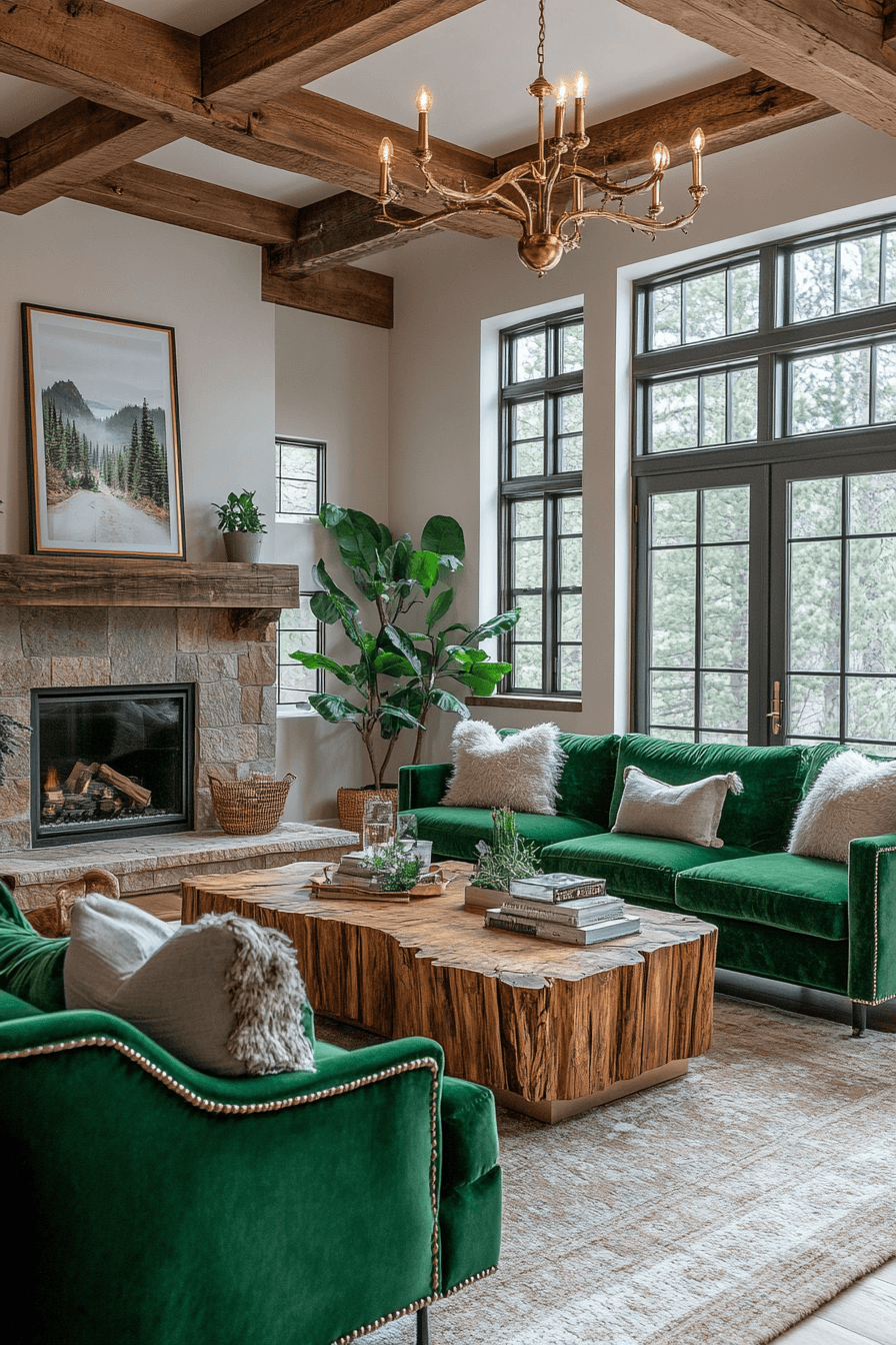 29 Warm Rustic Living Rooms That Feel Like a Cabin 7