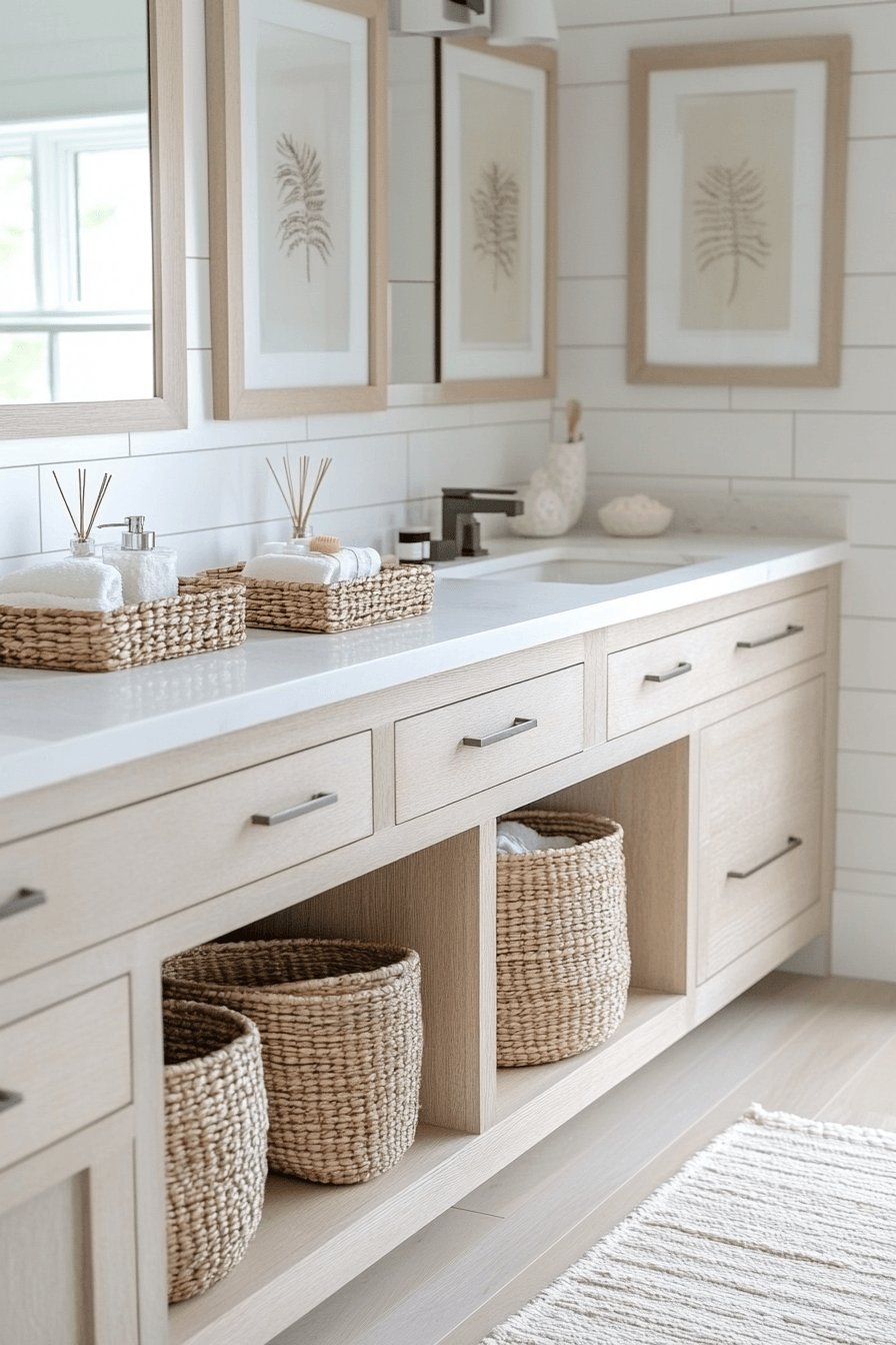 29 Modern Coastal Bathroom Ideas That Feel Like a Spa Without the Price 7