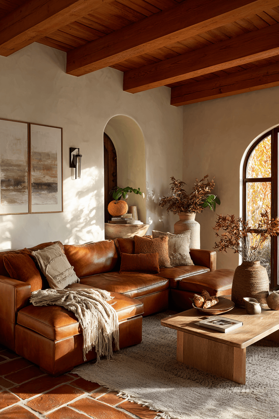 29 Warm Rustic Living Rooms That Feel Like a Cabin 8