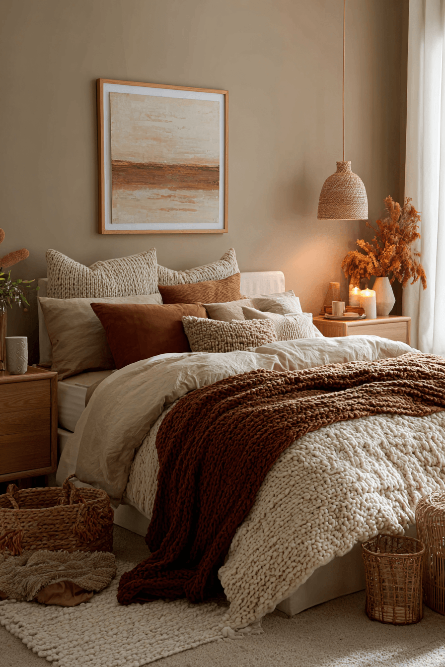 29 Warm Bedroom Ideas for People Who Hate Cold Mornings 8