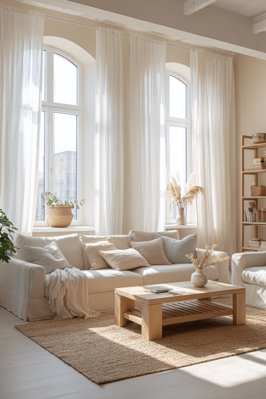 29 Warm Beige Living Rooms for Quiet Evenings 8