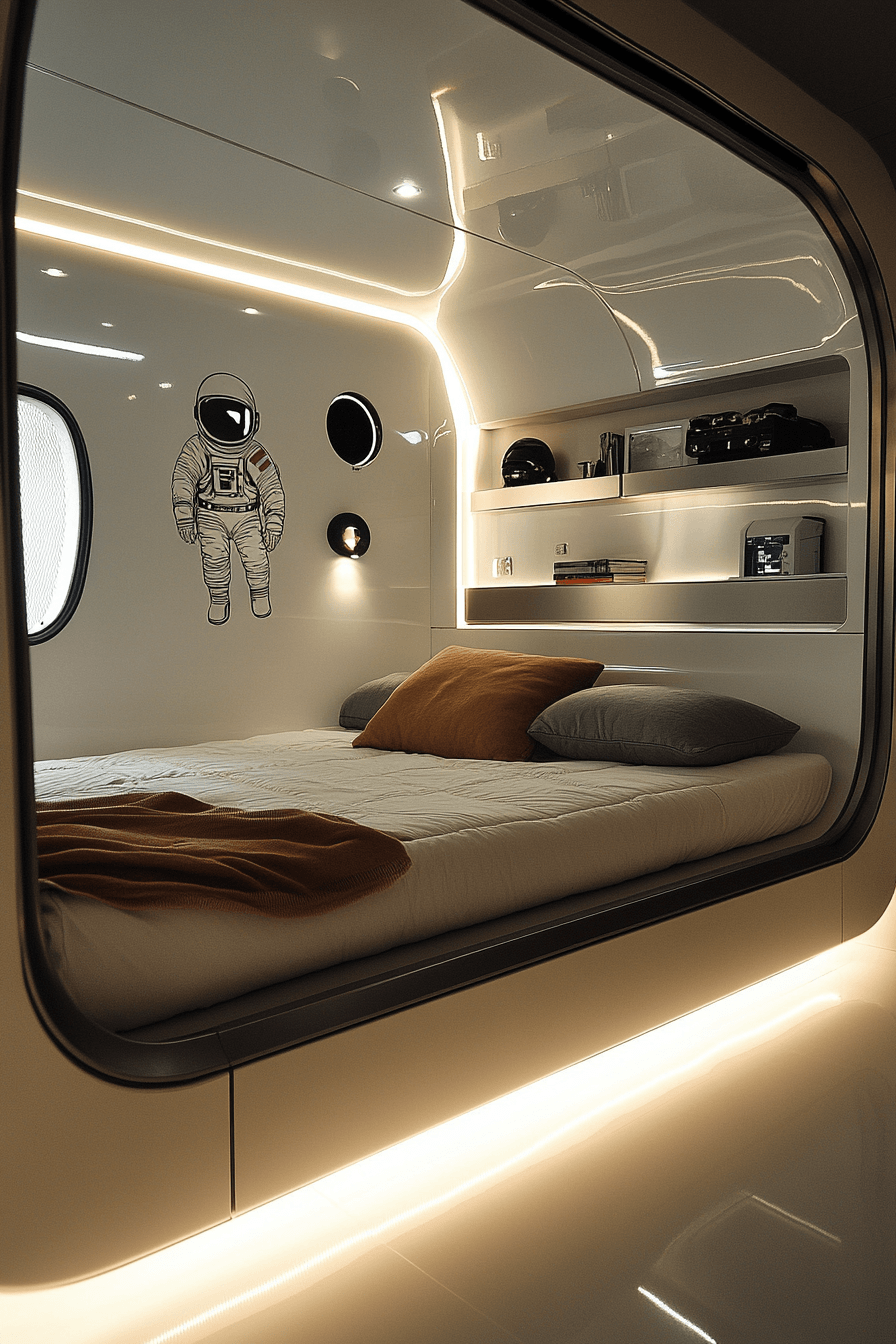 29 Space Themed Bedroom Ideas for Kids Who Want to Sleep on the Moon 8