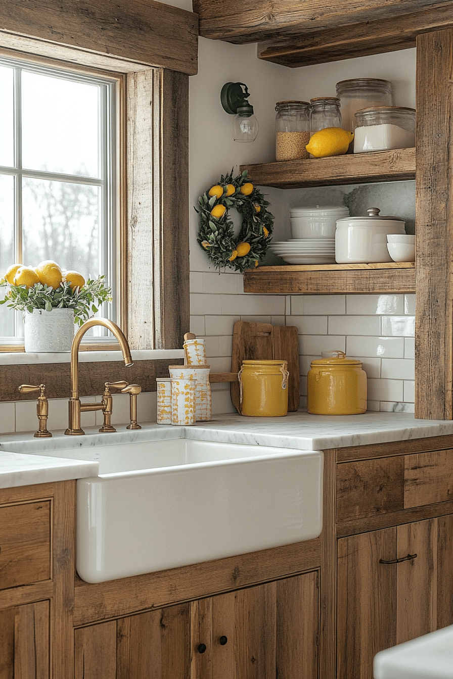 29 Lemon Themed Kitchen Ideas That Make Mornings Brighter 8