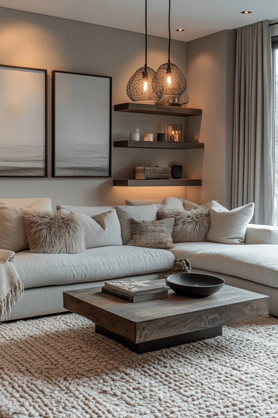 29 Grey and Beige Living Room Ideas That Balance Cool and Warm Tones 8