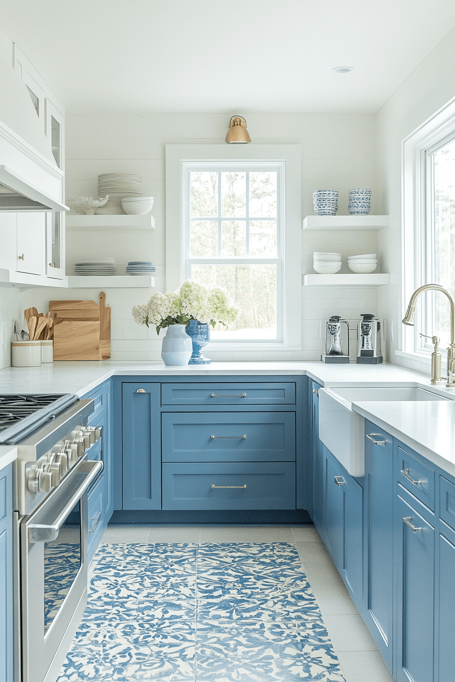 29 Modern Coastal Kitchen Ideas That Look Clean Without Feeling Cold 9