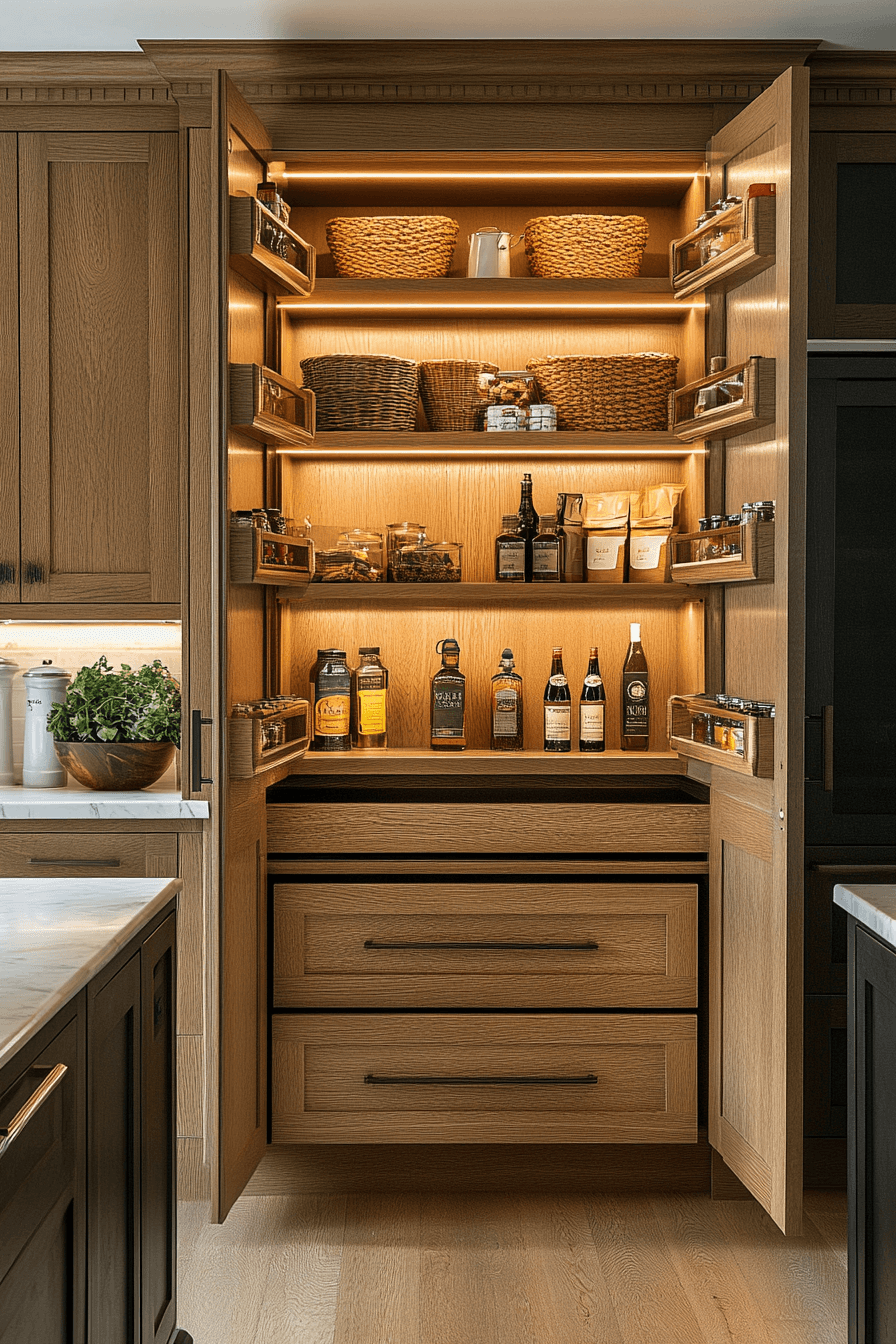 29 Kitchen Pantry Design Ideas That Maximize Storage and Style 9