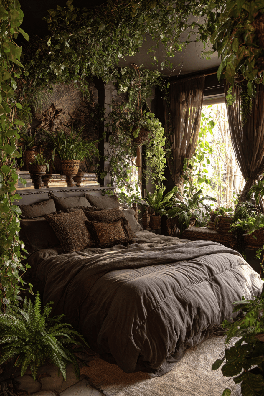 29 Forest Themed Bedroom Ideas That Bring the Outside In 9