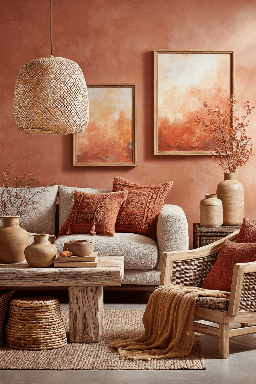 29 Warm Boho Living Rooms With Real Character 9