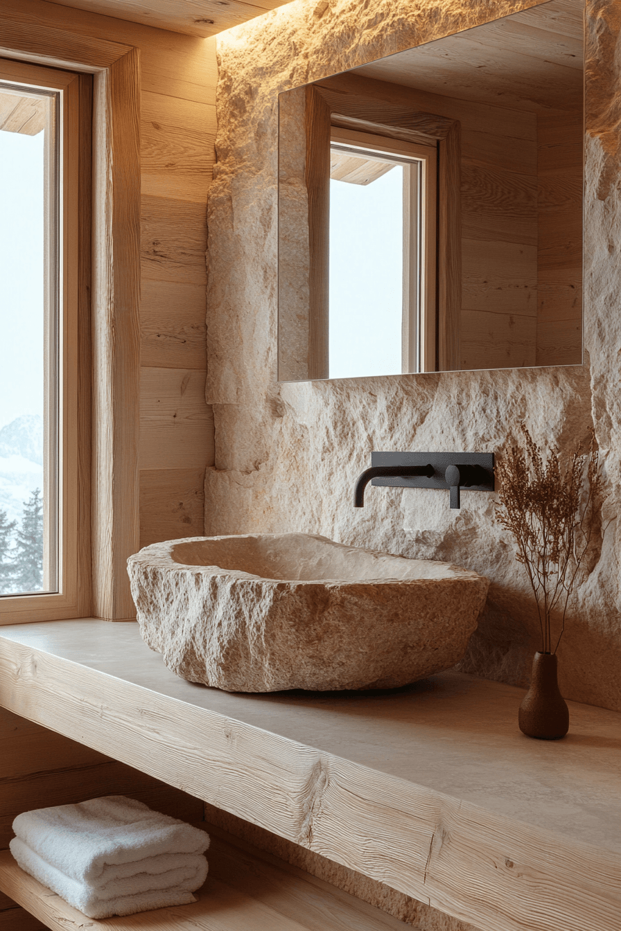 29 Rustic Bathroom Ideas That Bring Warmth and Character to Your Home 9