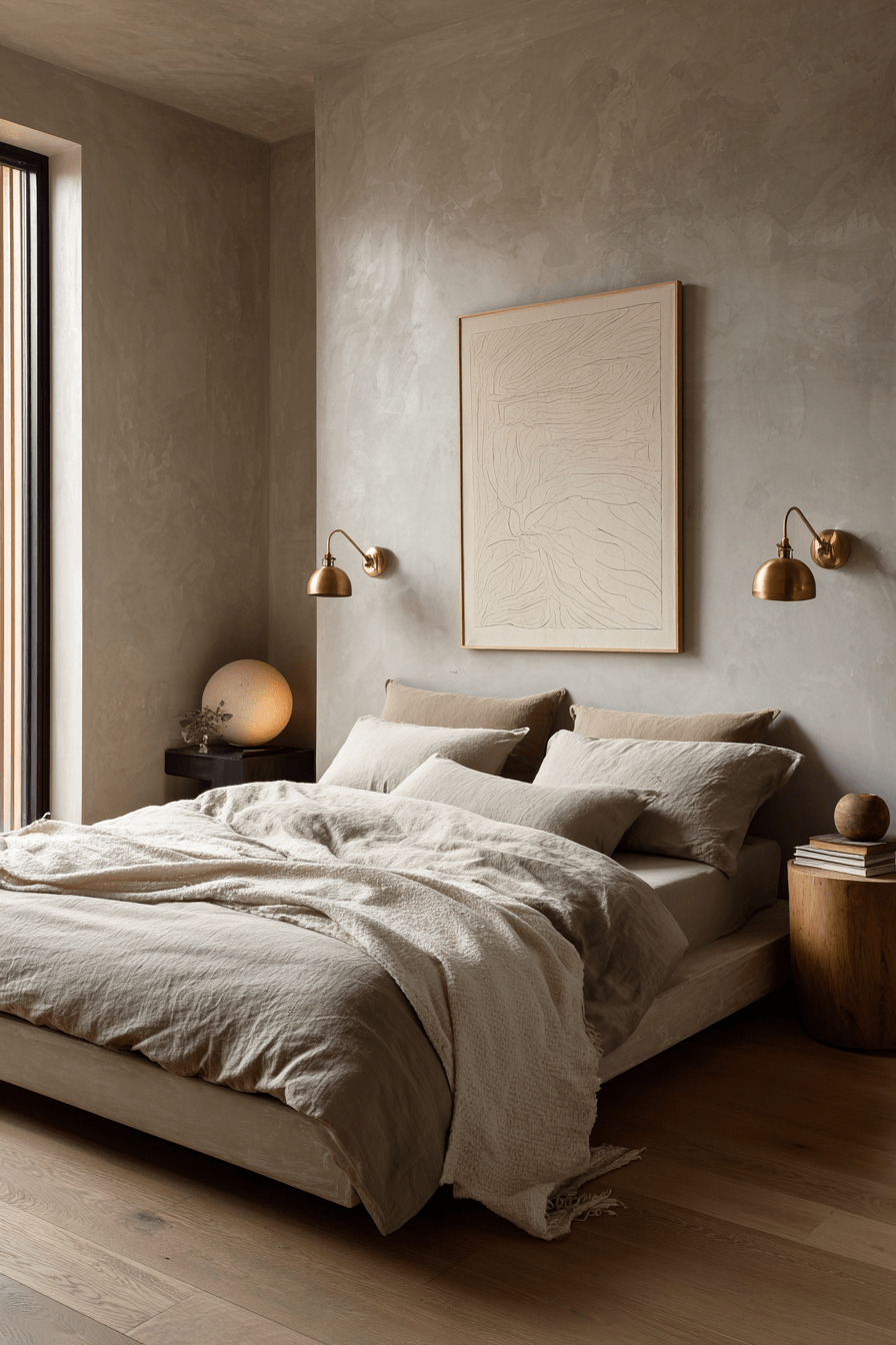 29 Warm Minimalist Bedrooms That Still Feel Like Home 9