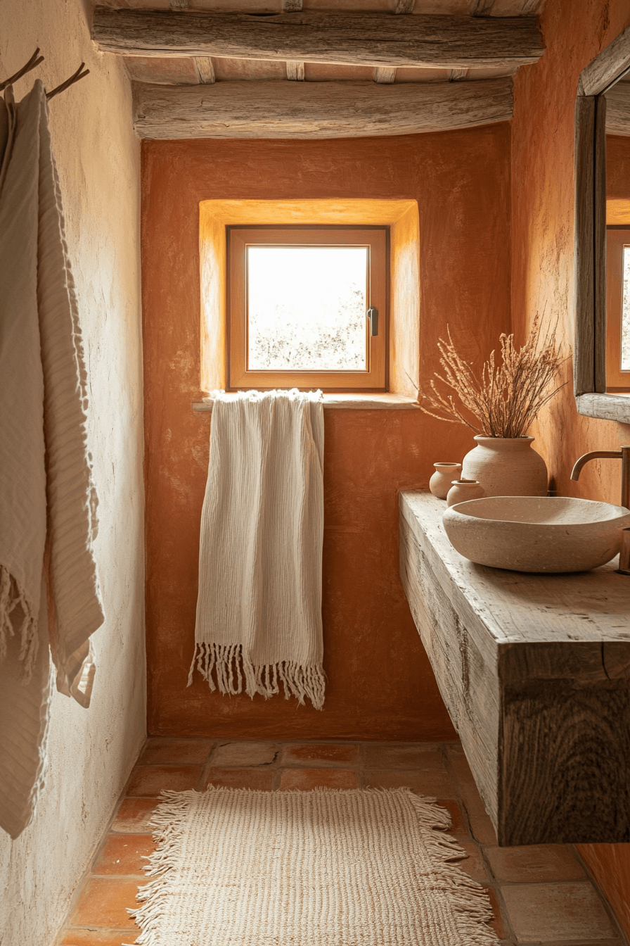 29 Terracotta Bathroom Ideas That Warm Up Your Space With Earthy Elegance 9