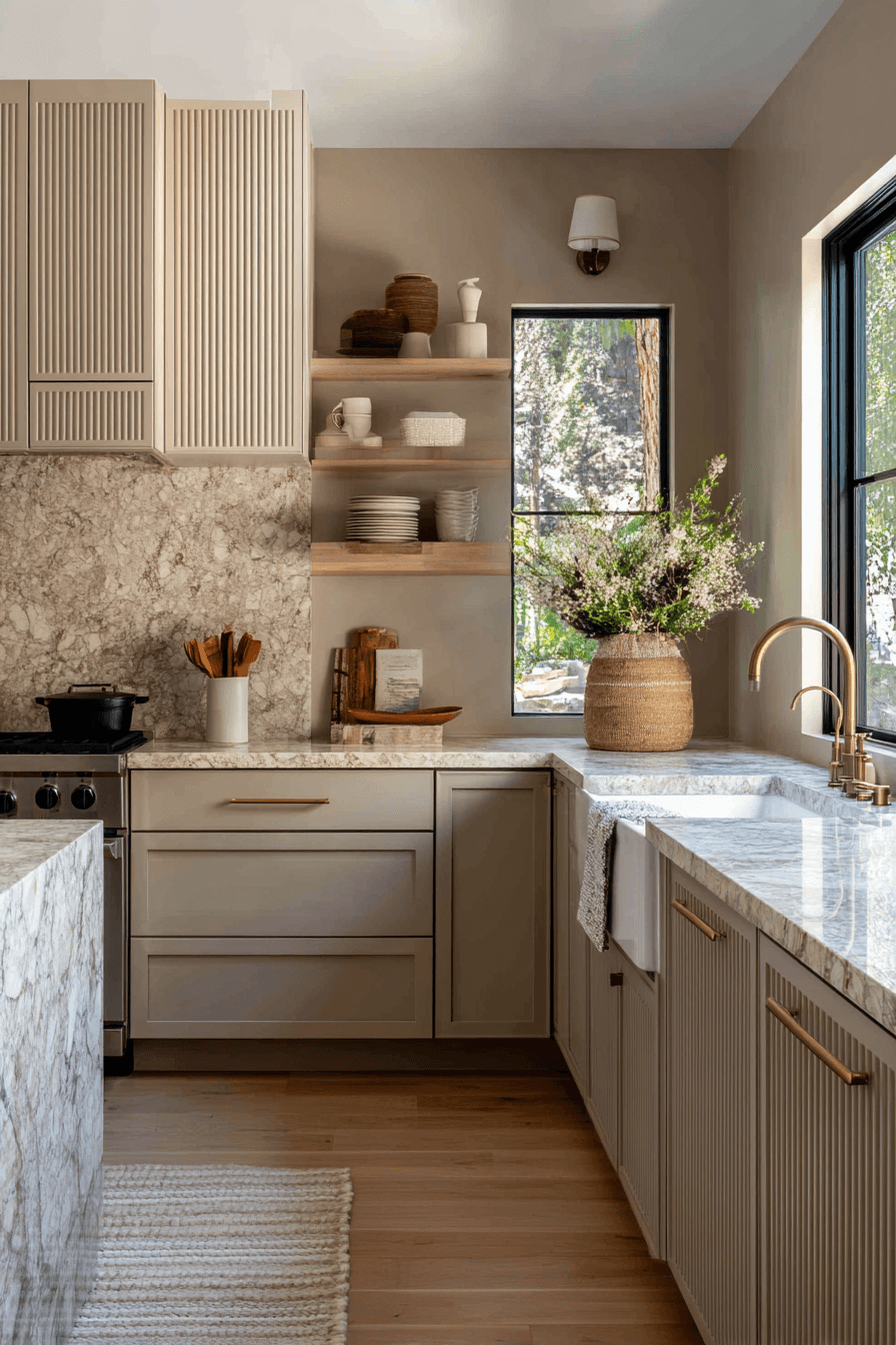 29 Warm Neutral Kitchens That Make You Want to Cook Slowly 9