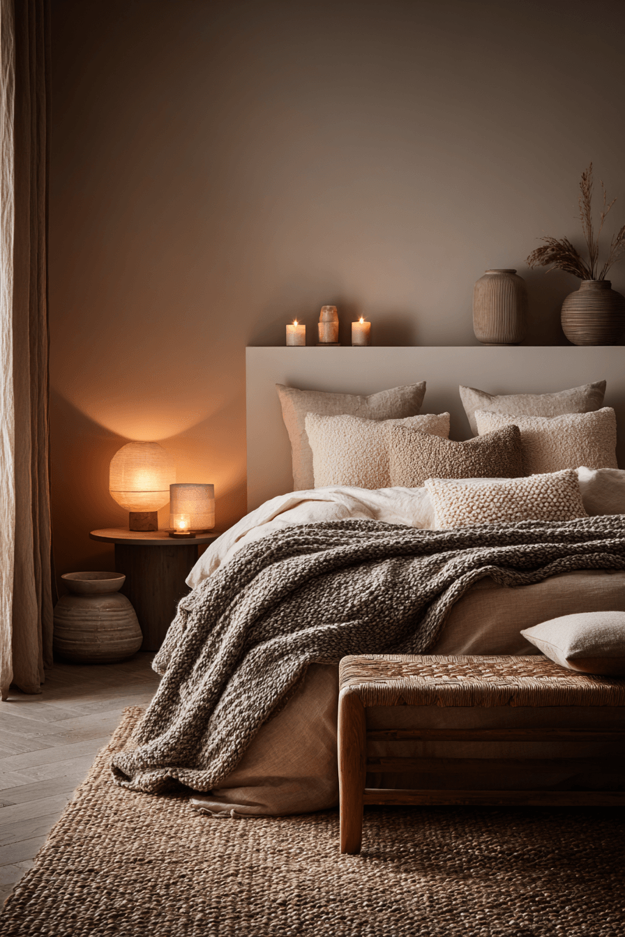 29 Warm Beige Bedrooms That Feel Like a Hug 9