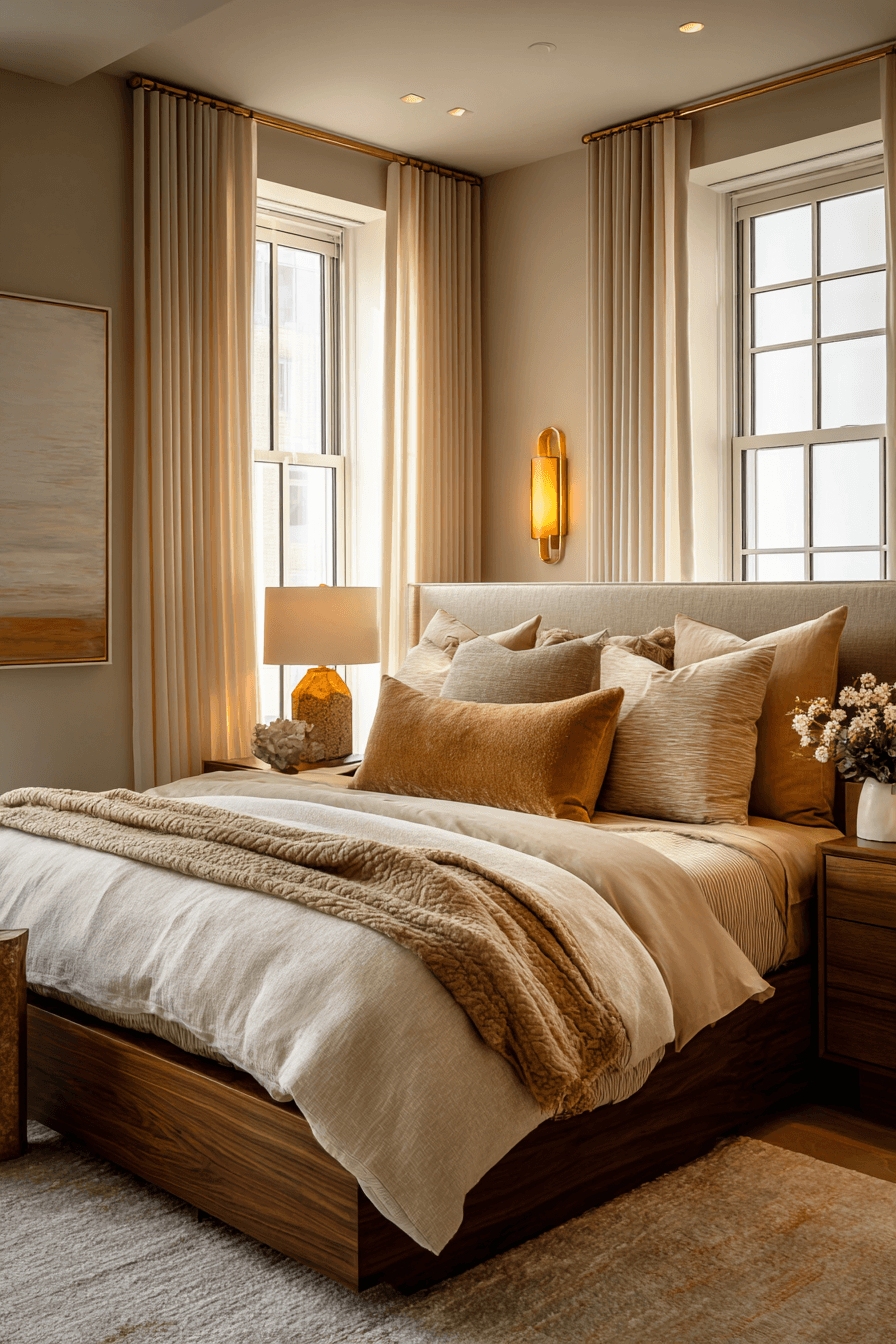 29 Warm Bedroom Ideas for People Who Hate Cold Mornings 9