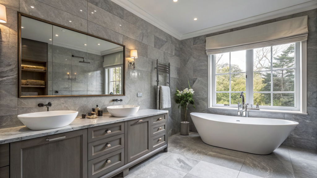 29 Grey Bathroom Ideas That Will Transform Your Space Into a Spa-Like Sanctuary 32 grey bathroom