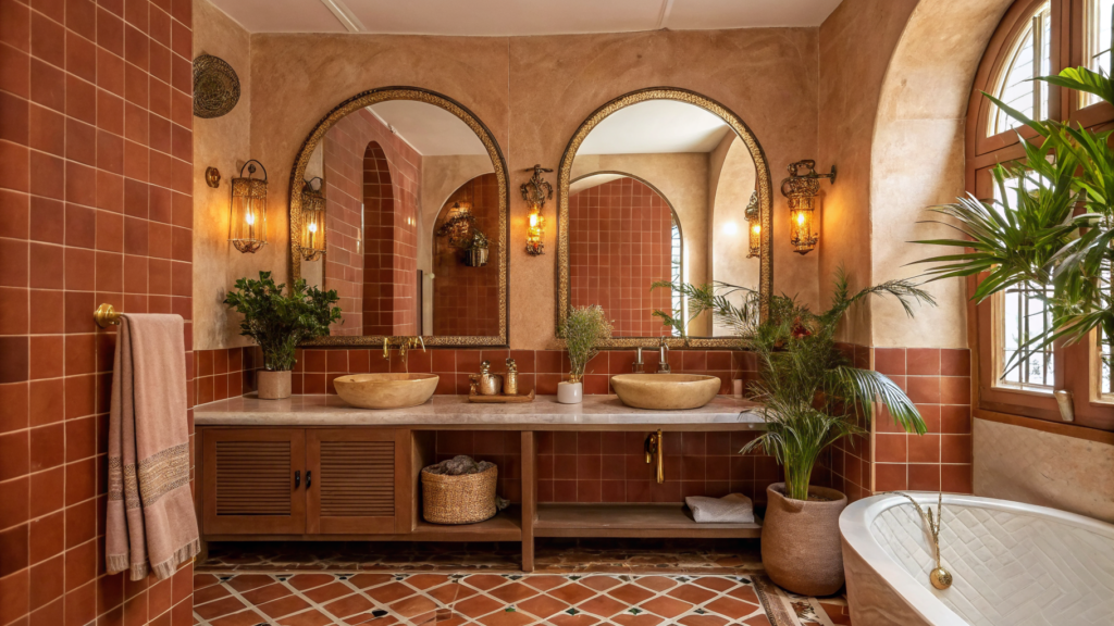 29 Terracotta Bathroom Ideas That Warm Up Your Space With Earthy Elegance 35 terracotta bathroom